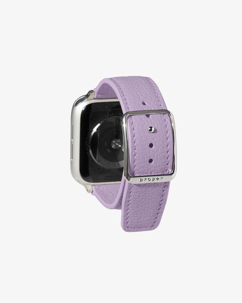[Soft Grained Leather] Proper Apple Watch Strap / Lavender
