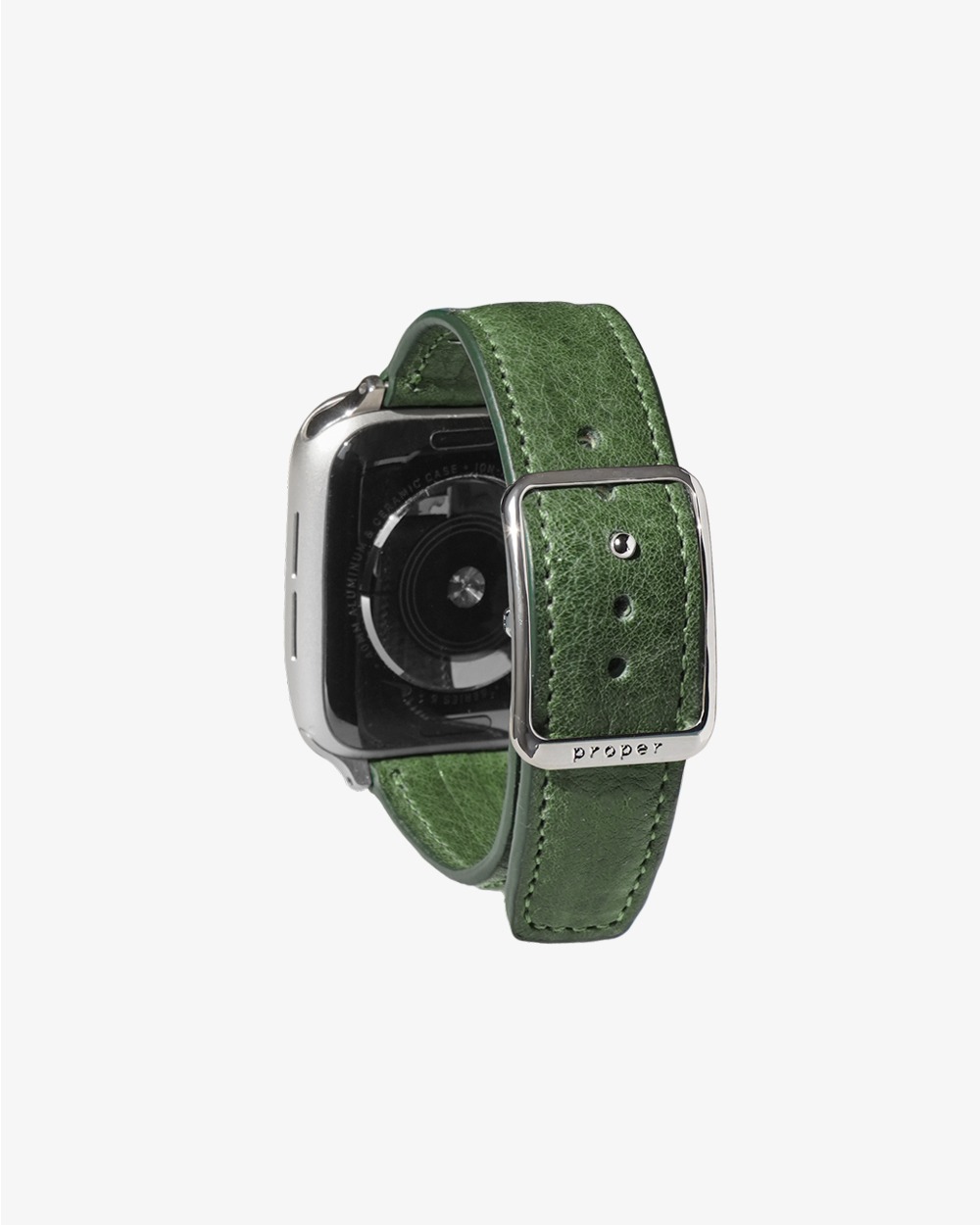[Vege-tanned Leather] Proper Apple Watch Strap / Matcha