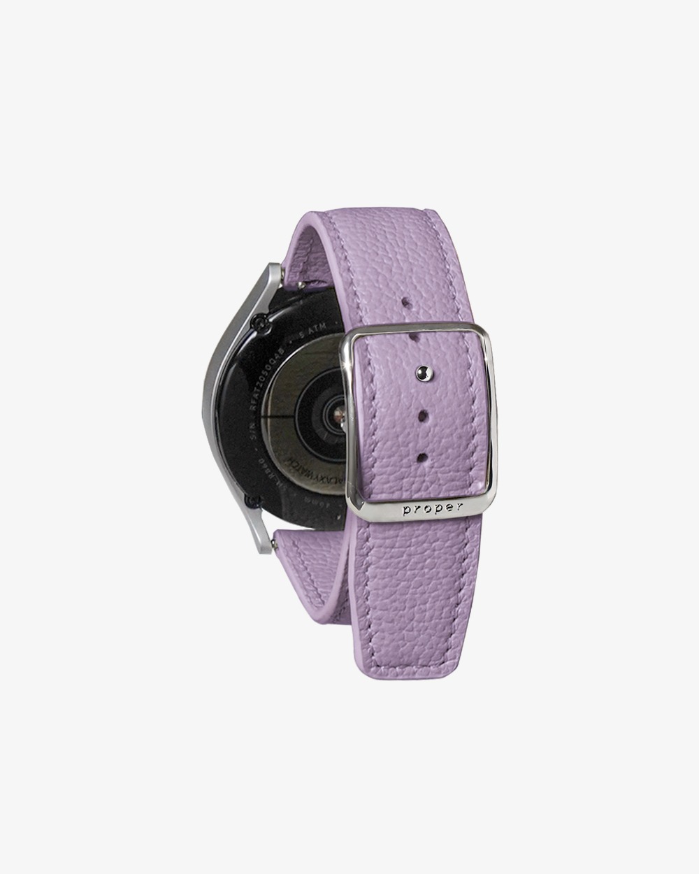 [Soft Grained Leather] Proper Galaxy Watch Strap / Lavender