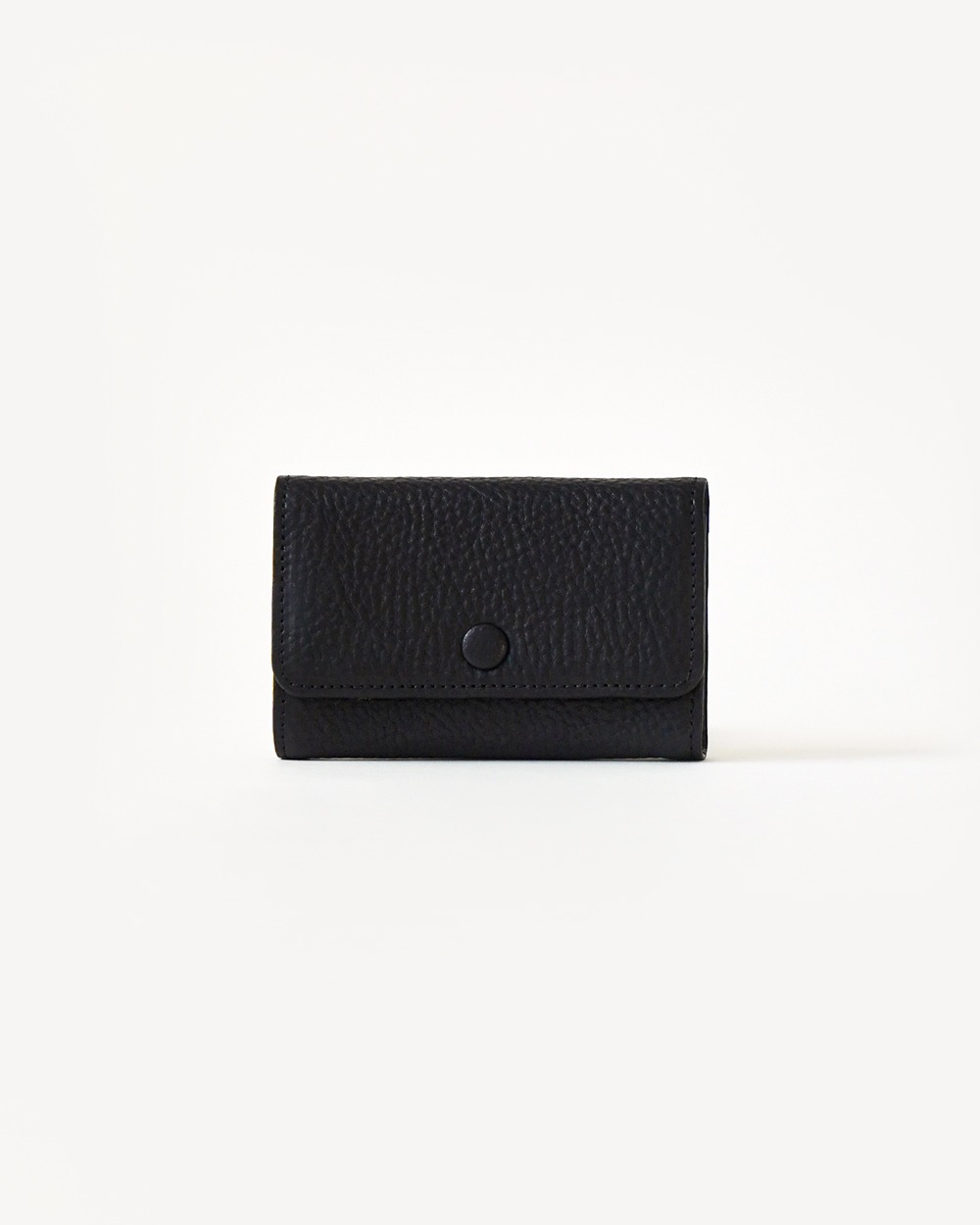 [Vege-tanned Leather] Classic Card Holder / Long Black